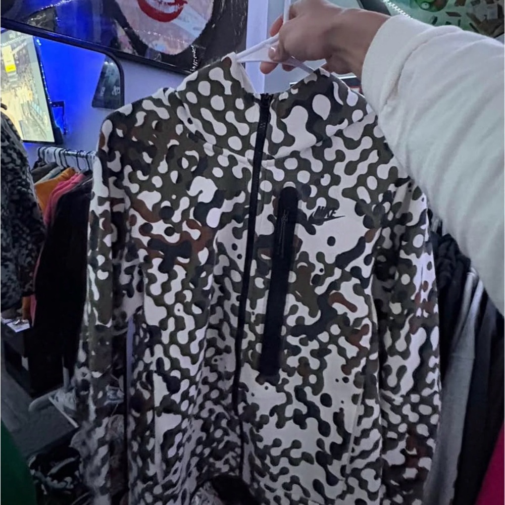 Nike Green Camo Jacket full Nike tech set